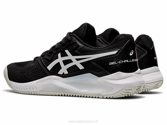 gel-challenger 13 argile noir blanc Asics L6N0K3656