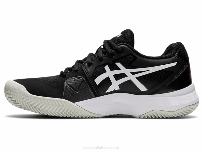 gel-challenger 13 argile noir blanc Asics L6N0K3656