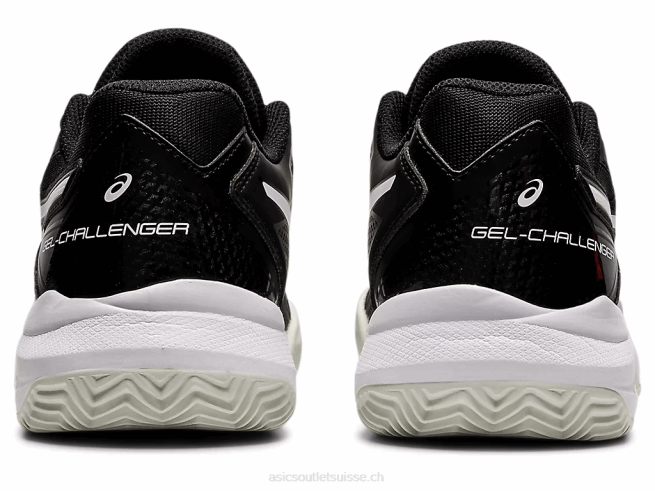gel-challenger 13 argile noir blanc Asics L6N0K3656