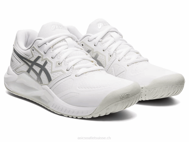 gel-challenger 13 blanc/argent pur Asics L6N0K3554