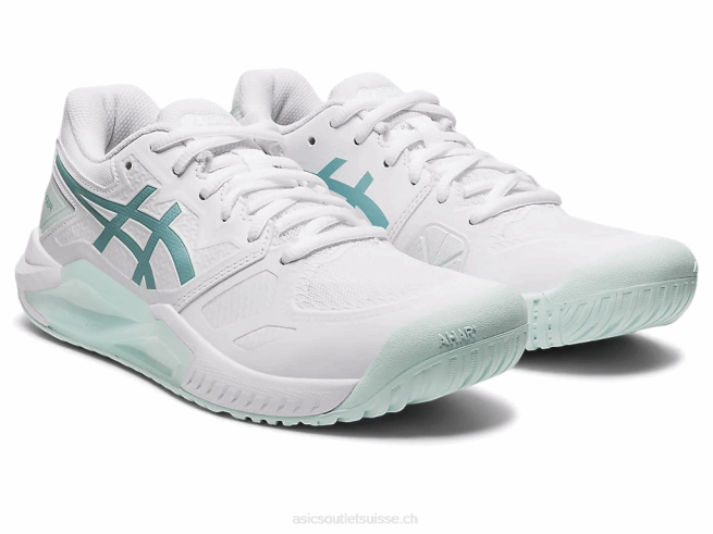 gel-challenger 13 blanc/bleu fumé Asics L6N0K2979