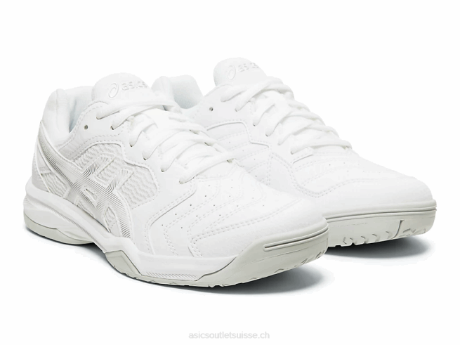 gel dédié 6 blanc/argent Asics L6N0K2592
