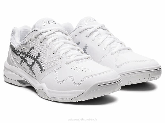 gel-dédié 7 blanc/argent pur Asics L6N0K3768
