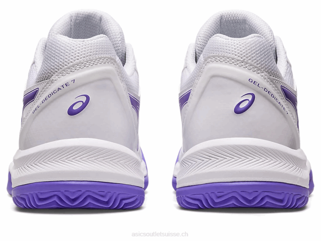 gel-dedicate 7 argile blanc/améthyste Asics L6N0K2541