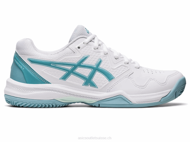 gel-dedicate 7 argile blanc/bleu fumé Asics L6N0K3184