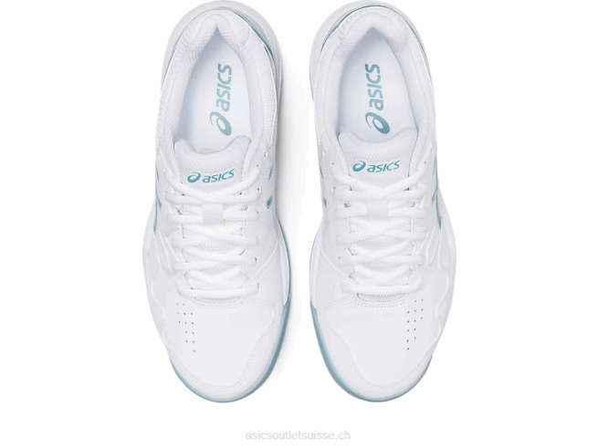 gel-dedicate 7 argile blanc/bleu fumé Asics L6N0K3184