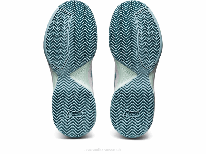 gel-dedicate 7 argile blanc/bleu fumé Asics L6N0K3184