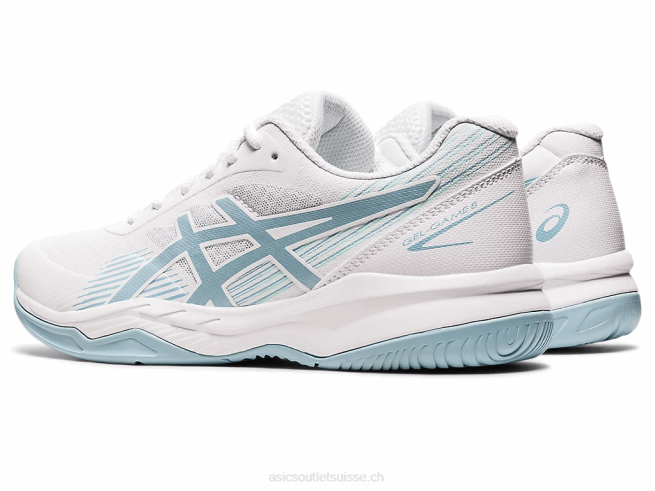 gel-jeu 8 blanc/bleu fumé Asics L6N0K3192