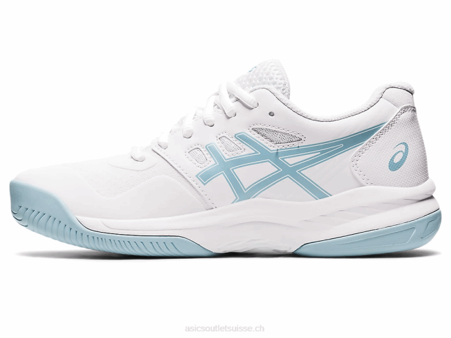 gel-jeu 8 blanc/bleu fumé Asics L6N0K3192