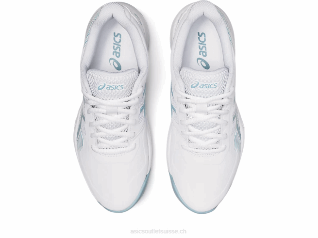 gel-jeu 8 blanc/bleu fumé Asics L6N0K3192