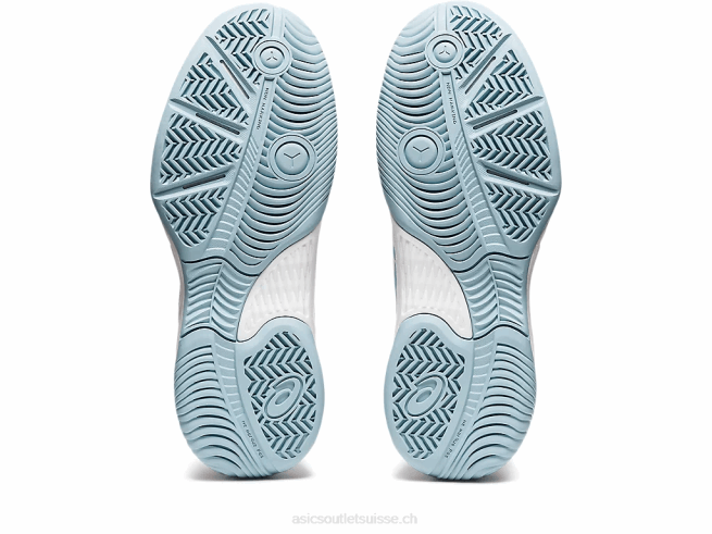 gel-jeu 8 blanc/bleu fumé Asics L6N0K3192