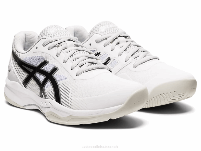 gel-jeu 8 blanc noir Asics L6N0K4023
