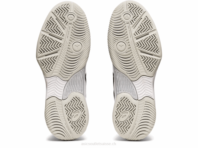 gel-jeu 8 blanc noir Asics L6N0K4023