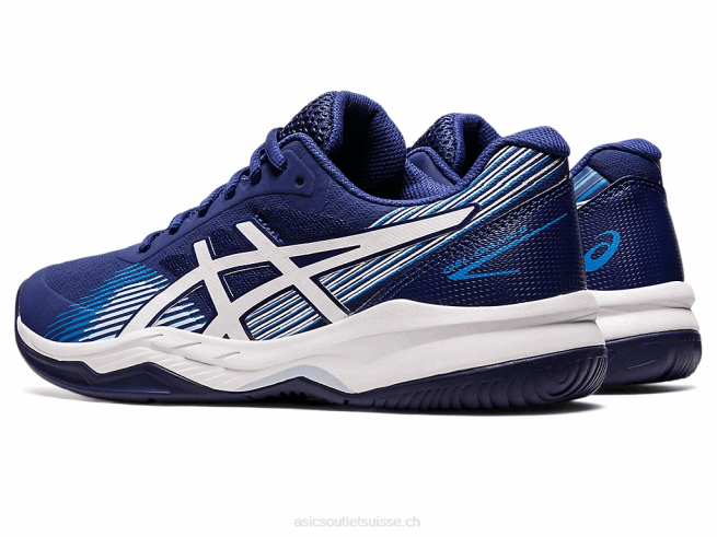 gel-jeu 8 bleu marine/blanc Asics L6N0K3098