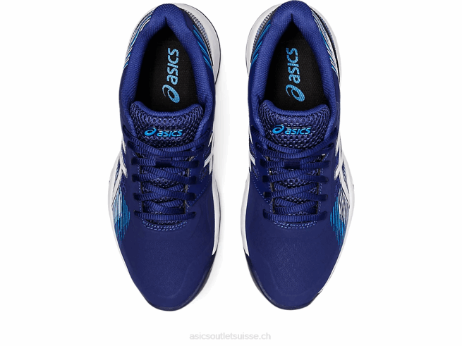 gel-jeu 8 bleu marine/blanc Asics L6N0K3098
