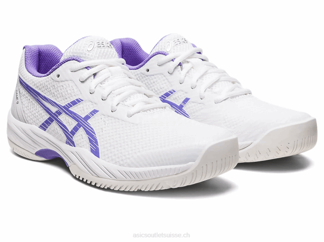 gel-jeu 9 blanc/améthyste Asics L6N0K2487