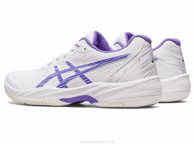 gel-jeu 9 blanc/améthyste Asics L6N0K2487