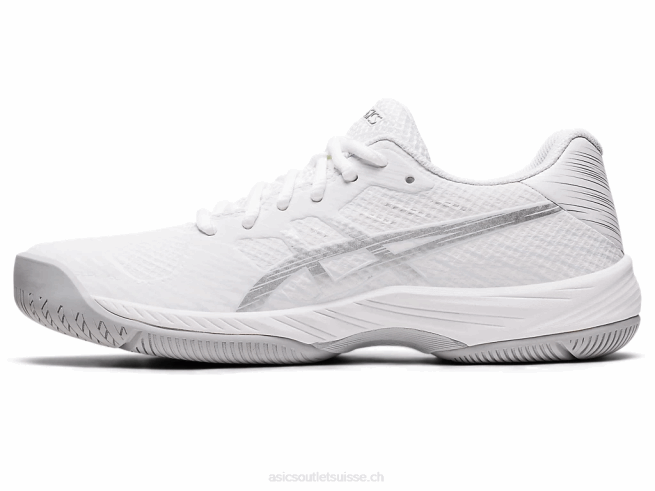 gel-jeu 9 blanc/argent pur Asics L6N0K2417