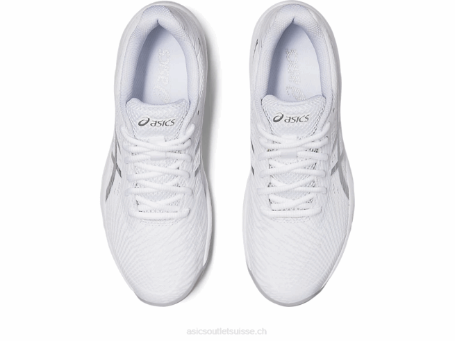 gel-jeu 9 blanc/argent pur Asics L6N0K2417