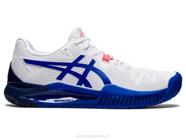 gel-résolution 8 blanc/bleu lapis-lazuli Asics L6N0K3867