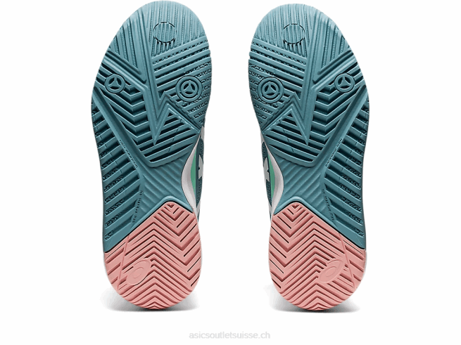 gel-résolution 8 bleu fumé/blanc Asics L6N0K2957