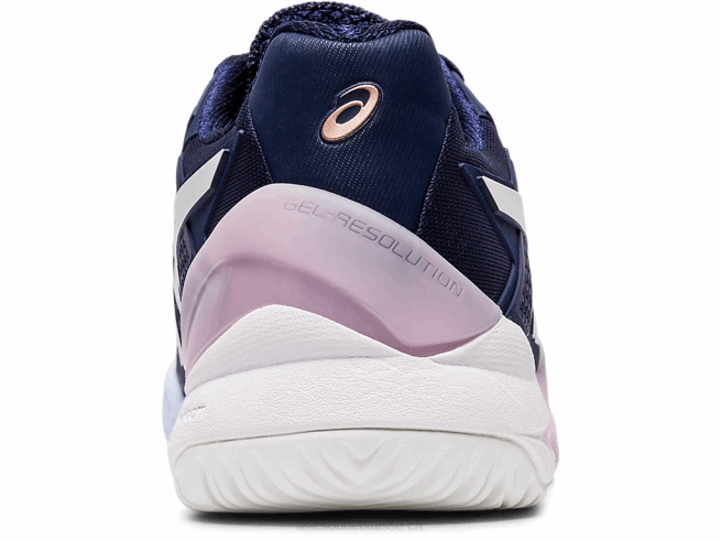 gel-résolution 8 caban/blanc Asics L6N0K4185