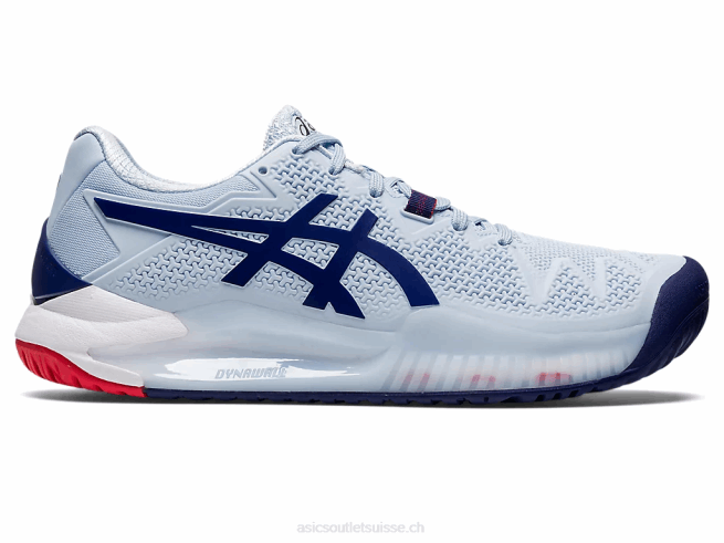 gel-résolution 8 ciel doux/bleu piqué Asics L6N0K3122