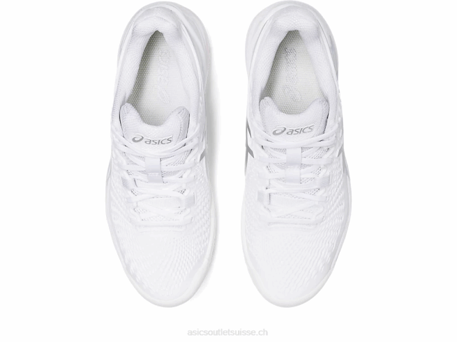 gel-résolution 9 blanc/argent pur Asics L6N0K2390