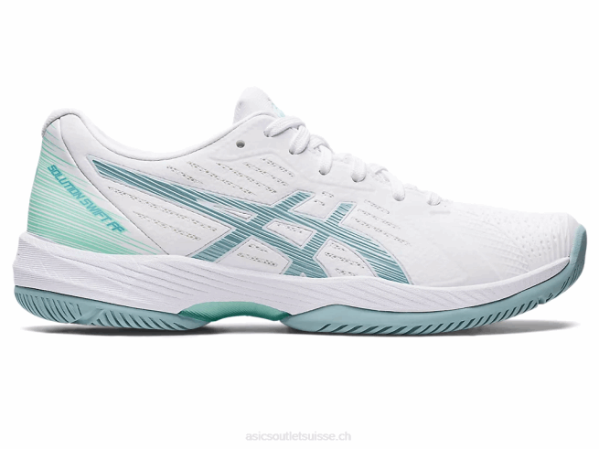 solution rapide ff blanc/bleu fumé Asics L6N0K3022