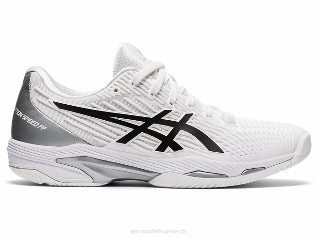 vitesse de solution ff 2 blanc noir Asics L6N0K2595