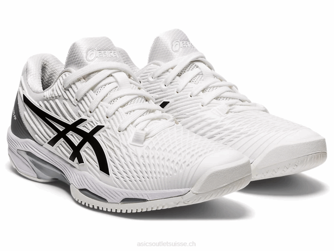 vitesse de solution ff 2 blanc noir Asics L6N0K2595