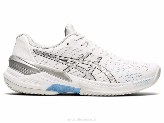 ciel élite ff blanc/argent pur Asics L6N0K3531