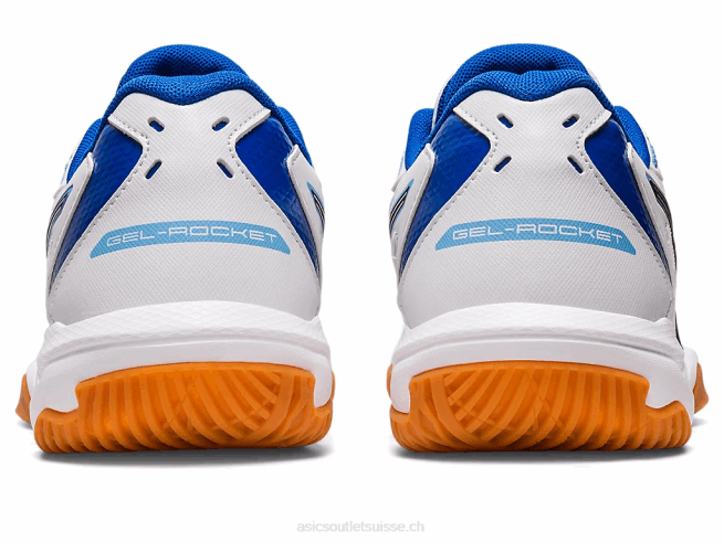 gel-fusée 10 blanc/bleu arctique Asics L6N0K2355