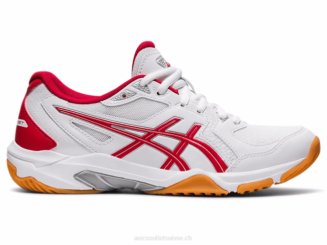 gel-fusée 10 blanc/rouge classique Asics L6N0K3945