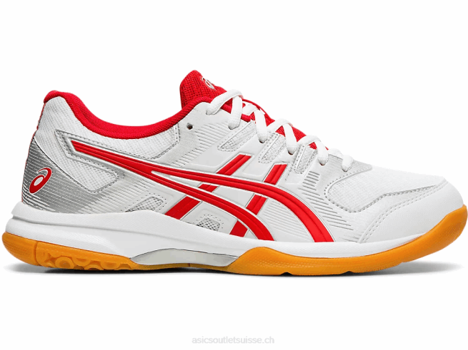 gel-fusée 9 blanc/rouge classique Asics L6N0K4202