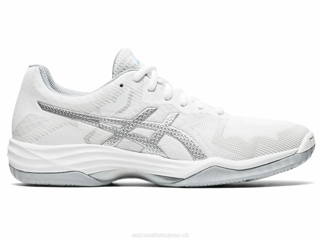 gel-tactique 2 blanc/aquarium Asics L6N0K4157