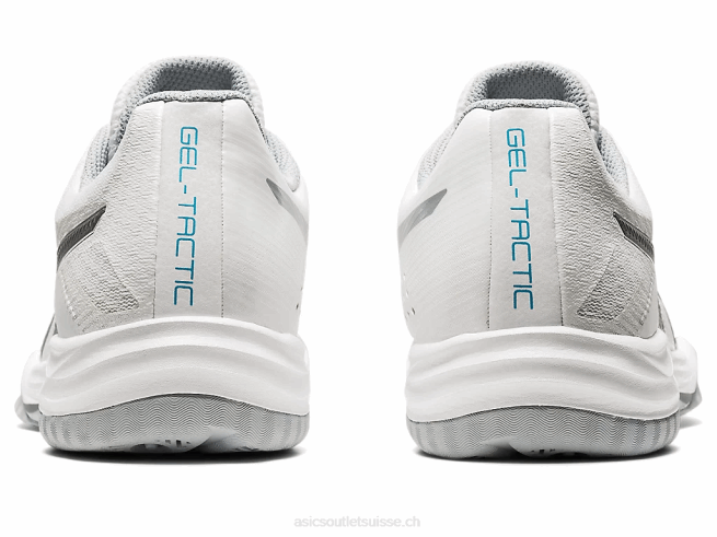 gel-tactique 2 blanc/aquarium Asics L6N0K4157