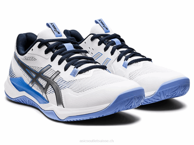 gel-tactique blanc/bleu pervenche Asics L6N0K3591