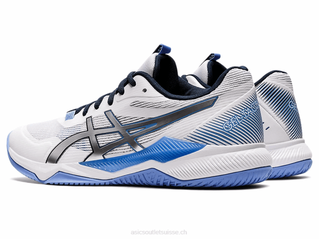 gel-tactique blanc/bleu pervenche Asics L6N0K3591