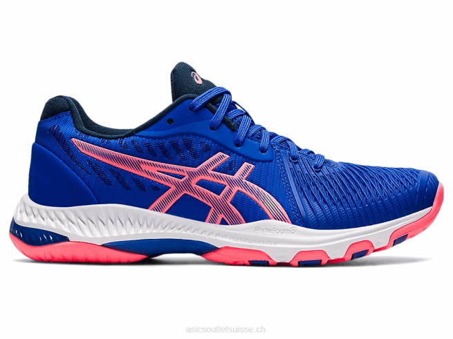 netburner balistique ff 2 bleu lapis lazuli/corail flamboyant Asics L6N0K2356