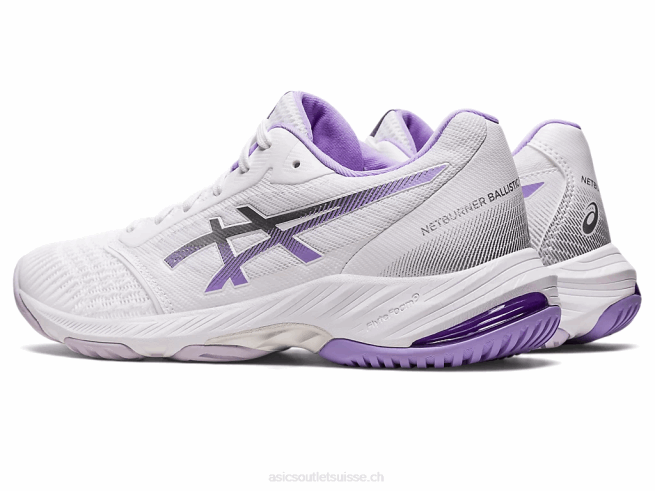 netburner balistique ff 3 blanc/violet numérique Asics L6N0K2580