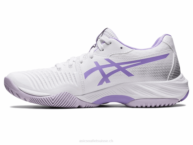 netburner balistique ff 3 blanc/violet numérique Asics L6N0K2580