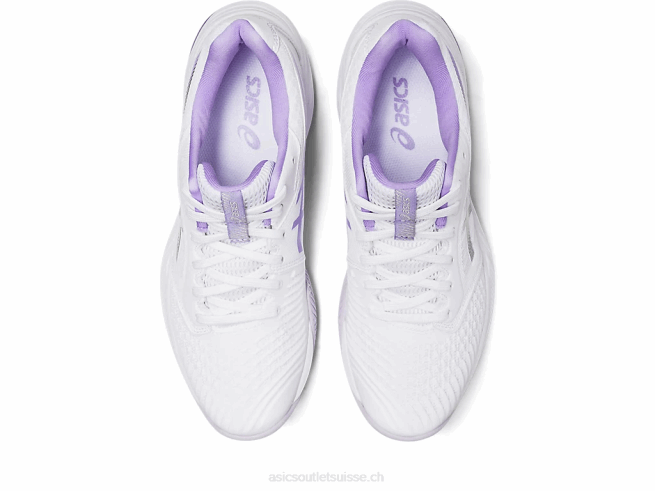 netburner balistique ff 3 blanc/violet numérique Asics L6N0K2580