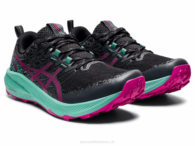 fuji lite 2 noir/rouge fuchsia Asics L6N0K3586