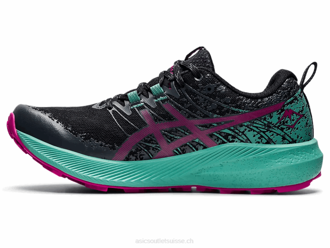 fuji lite 2 noir/rouge fuchsia Asics L6N0K3586