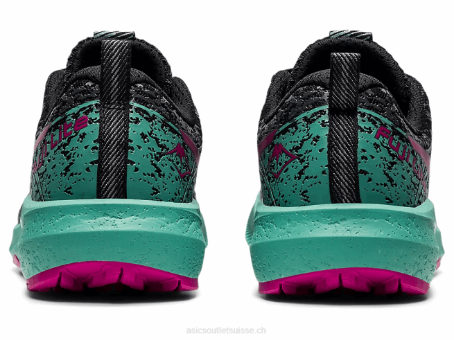 fuji lite 2 noir/rouge fuchsia Asics L6N0K3586