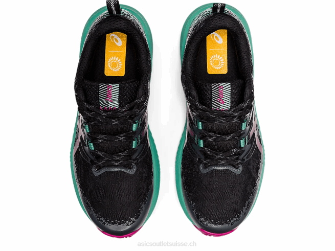 fuji lite 2 noir/rouge fuchsia Asics L6N0K3586