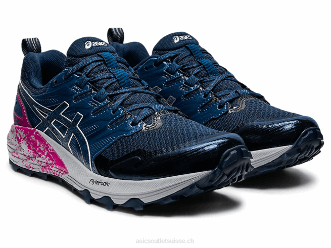 gel-trabuco terra bleu français/argent pur Asics L6N0K3570