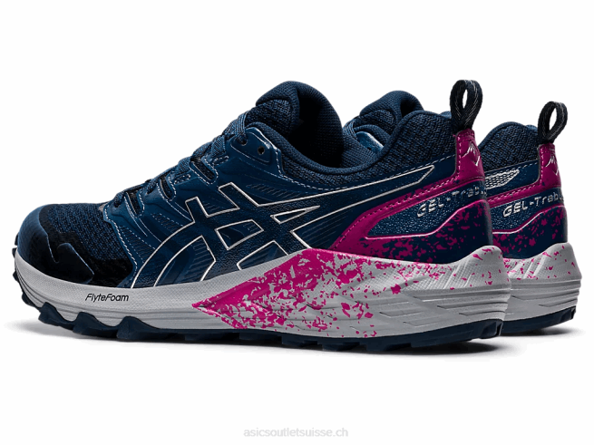 gel-trabuco terra bleu français/argent pur Asics L6N0K3570