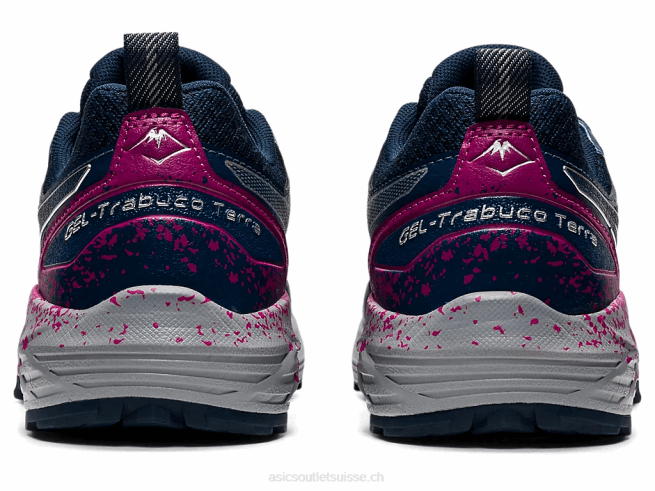 gel-trabuco terra bleu français/argent pur Asics L6N0K3570